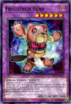 Frightfur Bear - SP15-EN031 - Shatterfoil - 1st Edition x1 - Near Mint-image