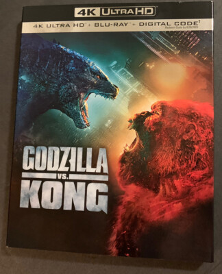 Godzilla vs. Kong (4K Ultra HD + Blu-ray Blu-ray) with Slipcover viewed once-image