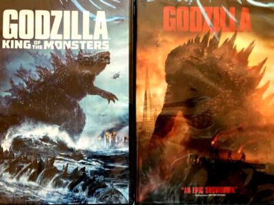 Godzilla & King of the Monsters DVD 2 Film Collection in 2 Cases Brand New-image