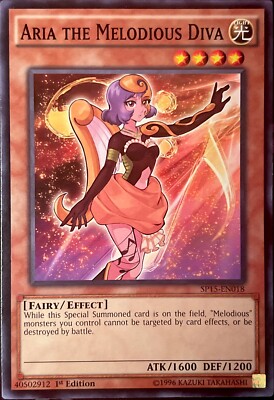 Aria The Melodious Diva SP15-EN018 1st Edition Common NM-image