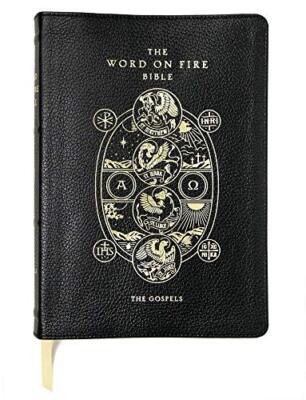 Word on Fire Bible: The Gospels Leather Bound  by Word on Fire-image