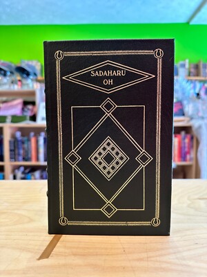 Sadaharu Oh Easton Press Japanese Professional Baseball Book Leatherbound-image