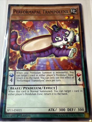 Performapal Trampolynx (Shatterfoil) SP15-EN021 Star Pack Arc-V 1st Edition-image