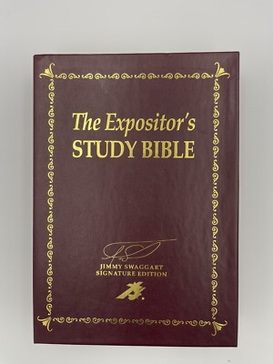 The Expositor’s Study Bible Jimmy Swaggart Signature Signed Edition Leather-image