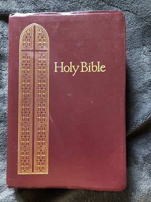 VTG Holy Bible KJV Giant Print Red Letter Ed. 1990 Concordance Regency 885CBG -image
