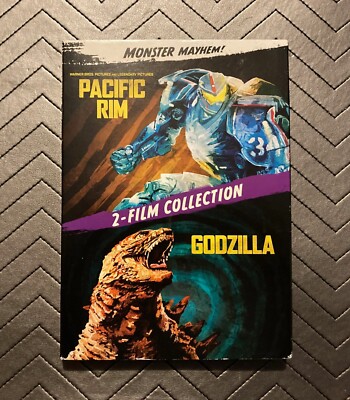 Monster Mayhem! Pacific Rim & Godzilla 2-Film Collection DVD w/awesome slipcover-image