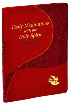 Daily Meditations with the Holy Spirit by Jude Winkler Leather Book-image