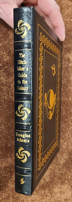 Easton Press science fiction Hitchhiker's Guide To The Galaxy  Adams  scarce-image