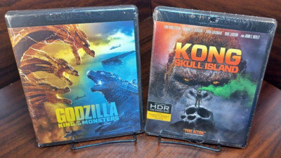 Kong Skull Island + Godzilla King of Monsters (4KUHD)NEW (Sealed)-Free Shipping!-image