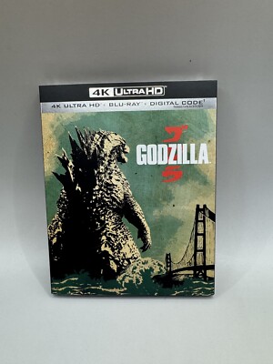 Godzilla (2014) on 4K UHD + Blu-ray HD + Digital w/ OOP SLIPCOVER*-image