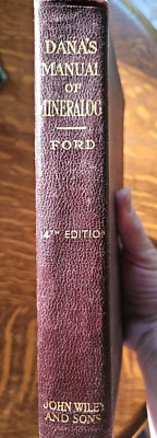 Dana's Manual Of Mineralogy  by W. E. Ford 14th ed. VINTAGE GEOLOGY TEXTBOOK-image