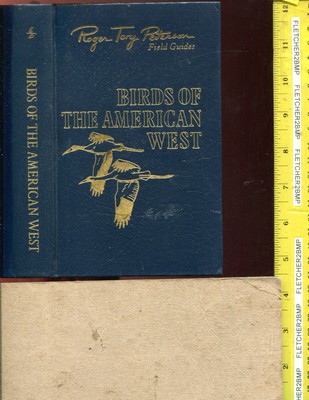 BIRDS OF THE AMERICAN WEST -PETERSON FIELD GUIDES / EASTON -LEATHER - FREE SHIP-image
