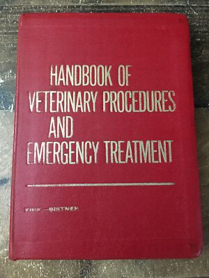 Handbook of Veterinary Procedures and Emergency Treatment Textbook 2nd Ed 1975-image