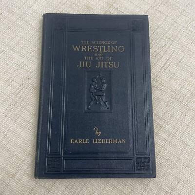 SIGNED The Science of Wrestling and the Art of Jiu Jitsu Liederman 1926 4th Ed.-image