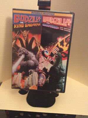 Godzilla Vs. Mothra/Godzilla Vs. King Ghidora (DVD, 1998) With Insert-image