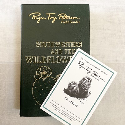 Easton Press Roger Peterson Field Guide SOUTHWESTERN & TEXAS WILDFLOWERS Leather-image