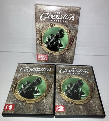 THE GODZILLA DVD COLLECTION! VOL 1 & 2! (8 DISC SET) VG! COMPLETE! LOOK!!!!-image