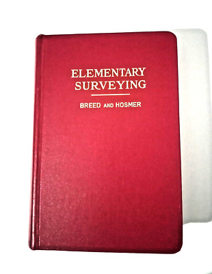 ELEMENTARY SURVEYING 1977 Volume 1  by Breed & Hosmer 11 Edition-image
