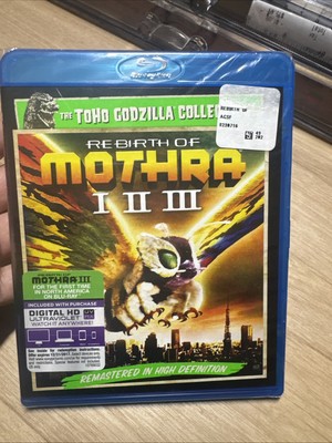 Rebirth OF Mothra I II III Blu Ray The Toho Godzilla Collection NEW Sealed RARE-image