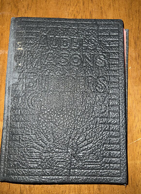 Audels Masons and Builders Guide Volume #3  1945 leather-image