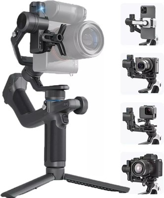 FeiyuTech SCORP MINI-2 Gimbal w/AI Tracking  iPhone Mirrorless & DSLR Camera NEW-image