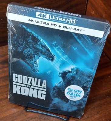Godzilla vs Kong 4K Collector STEELBOOK (4K+Blu-ray) NEW-Free Box Shipping-image