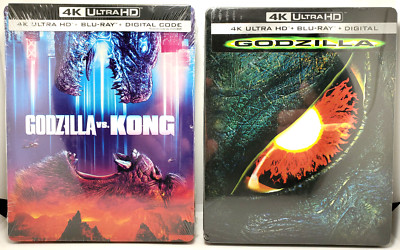 Godzilla Vs. Kong 4K+Blu-ray+Digital / Godzilla (1998) 4K (2x 4K STEELBOOKS)-image