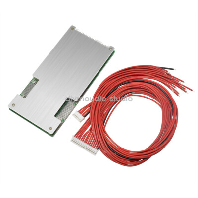 20S 72V Lithium Li-ion Polymer Battery 45A BMS PCB Board with Balance Board-image