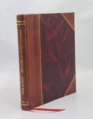 Ordnance Survey Of Jerusalem / Made With The Sanction Of Earl De [Leather Bound]-image