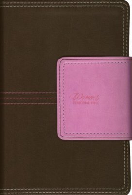 NIV Women's Devotional Bible Compact Imitation Leather Brown/Pink by Zondervan-image