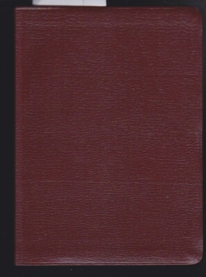 HOLY BIBLE NJV Scofield Study System Burgundy Berkshire Leather 1996 LN-image