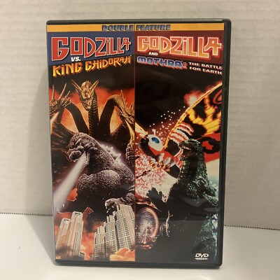 Godzilla Vs. Mothra/Godzilla Vs. King Ghidora (DVD, 1998, Closed Caption)-image
