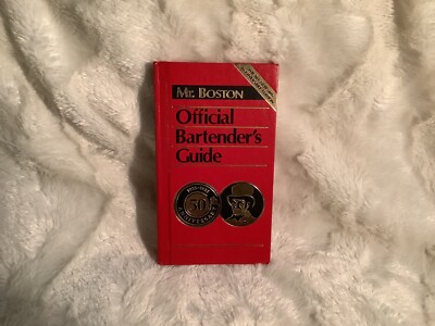 Mr. Boston 50th Anniversary Edition Official Bartender's Guide - 1984 Hardcover-image