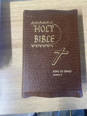 Holy Bible King of King's Edition Revelations 19 Book 1950s New Unused-image