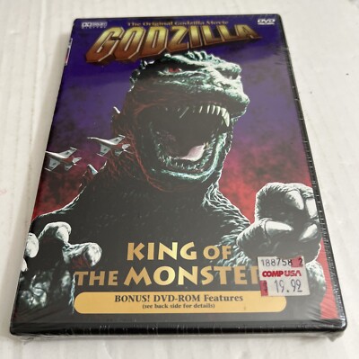 New Godzilla, King of the Monsters (DVD, 1998) NEW SEALED Comp USA  Version-image
