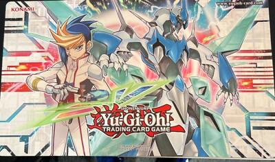 Yugo Clear Wing Synchro Dragon Playmat Win A Mat ARC-V Light Use Yu-Gi-Oh!-image