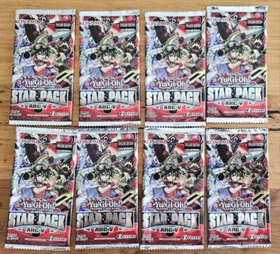 YuGiOh Star Pack ARC-V Booster Pack [3 Cards] x 8 Packs-image