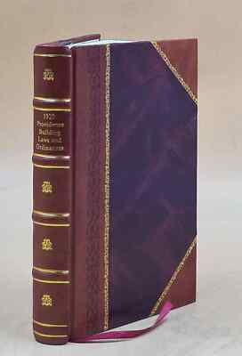 1920 Providence Building Laws And Ordinances : Factory Inspectio [Leather Bound]-image