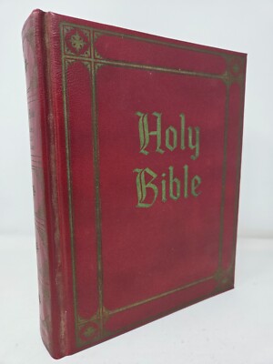 Vtg 1960 HOLY BIBLE Guiding Light Edition Authorized King James Version Pictures-image