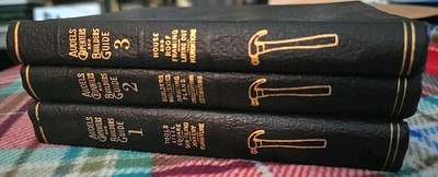 Vintage 1940s Audels Carpenters and Builders Guide Set Volumes 1 To 3 Excellent -image