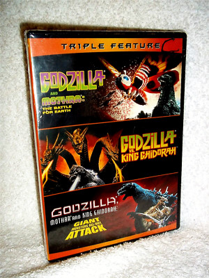 Godzilla & Mothra/Godzilla Vs King Ghidorah/Giant Monster All Out Attack (DVD) -image