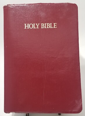 Used Holy Bible NKJV Giant Print Center Column Reference Edition Nelson 991BG G6-image