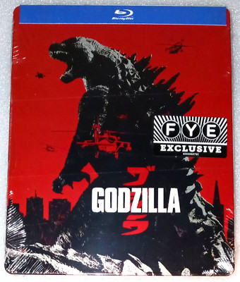 Godzilla (2014) Blu-ray Limited Edition Steelbook FYE Exclusive New & Sealed-image