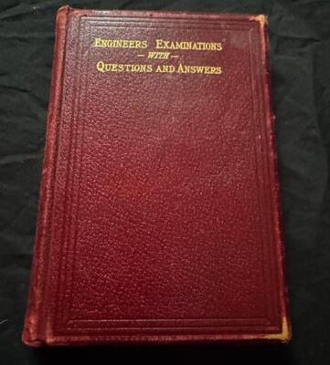 VINTAGE ENGINEERS EXAMINATIONS Questions Answers BOOK HAWKINS AIDS 1901 Audel-image