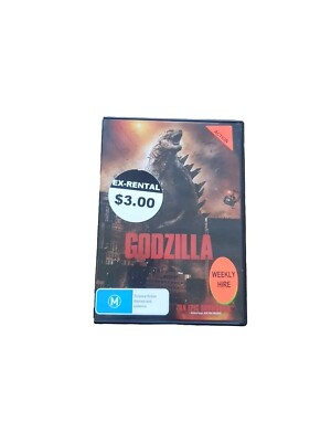 Godzilla (2014) - Action Sci-fi- DVD Region 4 PAL Ex-rental-image