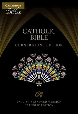 ESV-CE Catholic Bible, Cornerstone Edition, Black Imitation Leat (Leather Bound)-image