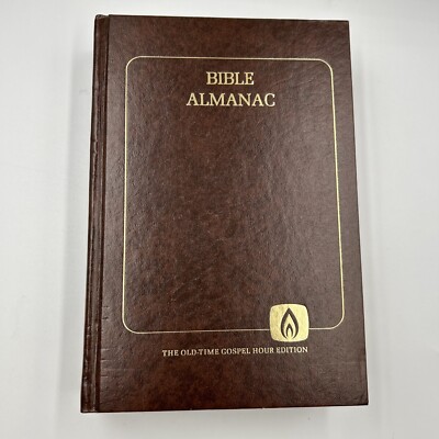 The Bible Almanac  Old-Time Gospel Hour Edition 1980 Falwell Vintage-image