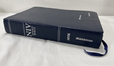 Zondervan NIV Study Bible 2002 Bonded Leather Fully Revised Red Letter-image