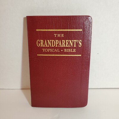 Vintage 1998 The Grandparent’s Topical Bible By Honor Books-image