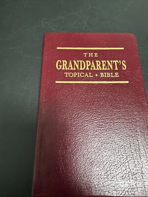 Rare 1988 📚The Grandparent’s Topical Bible Honor Books ✨with Case- NICE-image